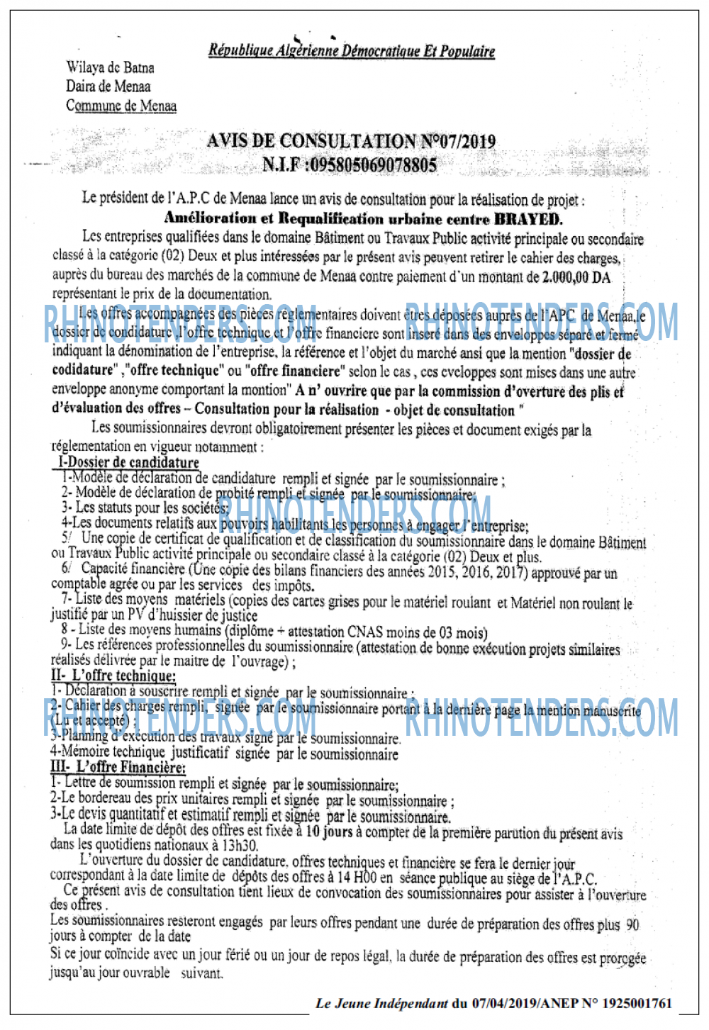 Jeune Independant