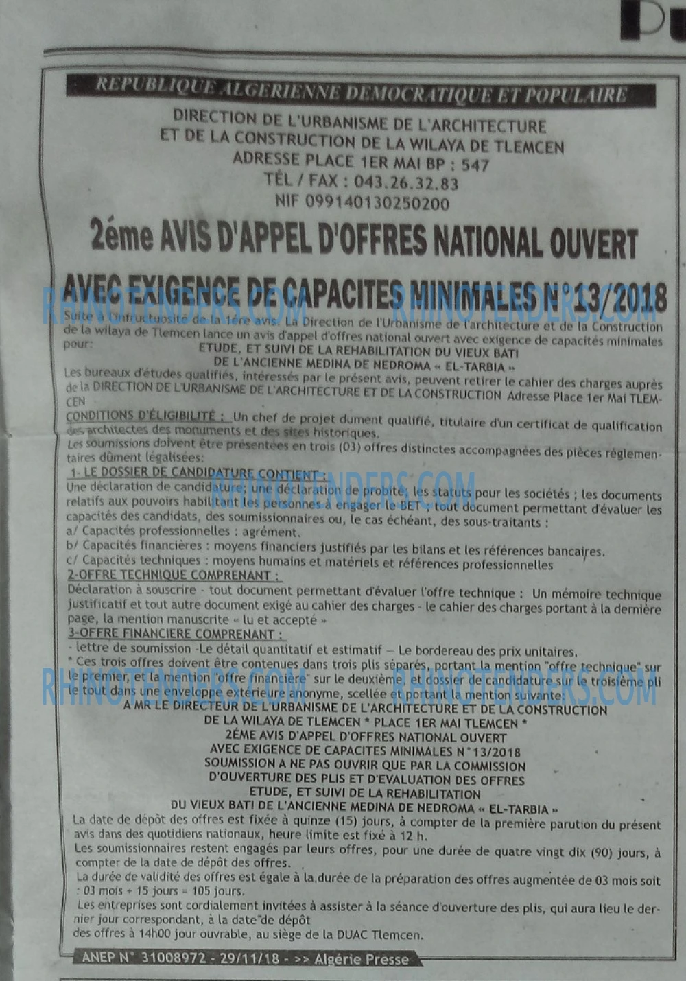 ALGERIE PRESSE