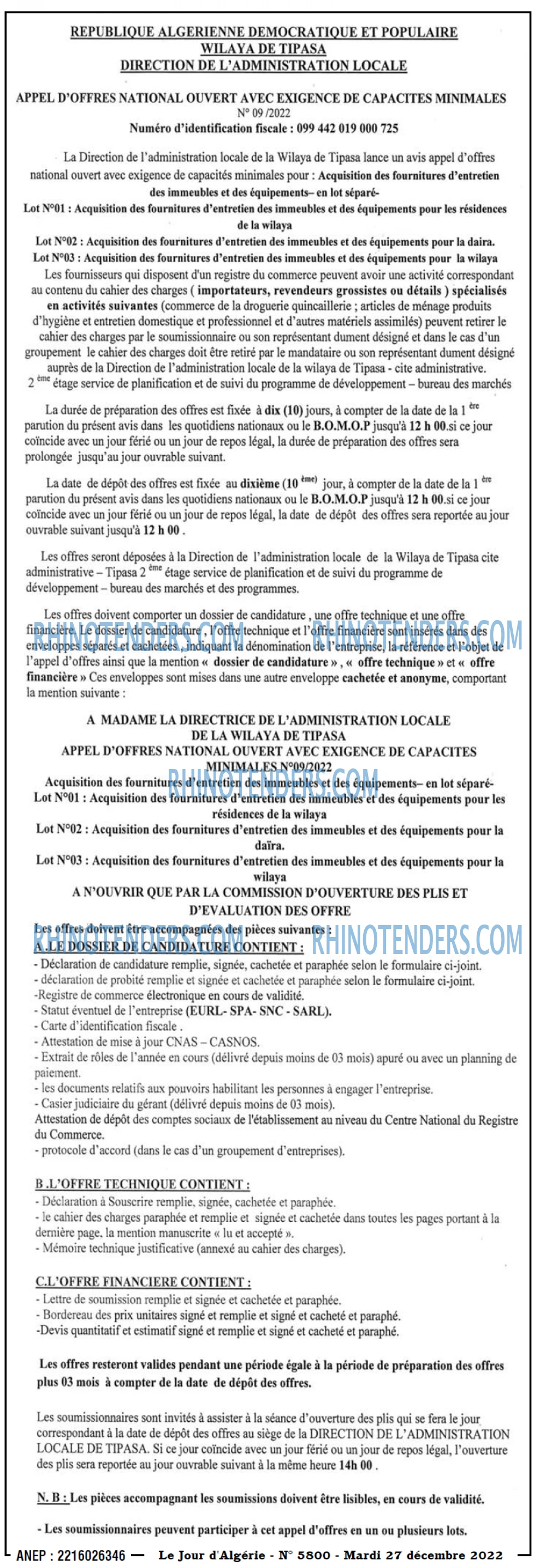 Le Jour d'Algérie