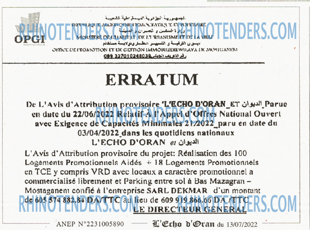 Echo d'Oran