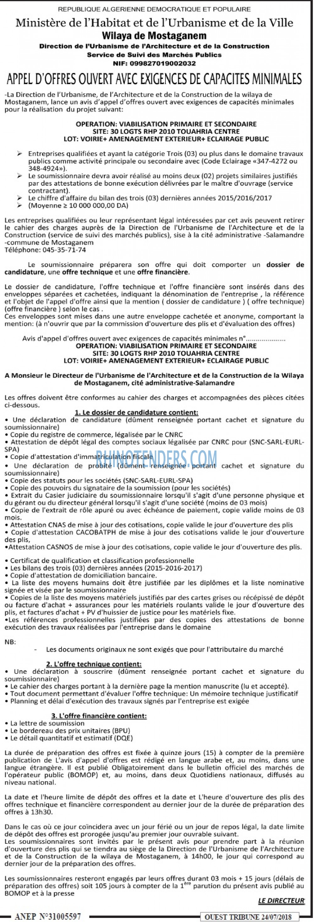ouest TRIBUNE