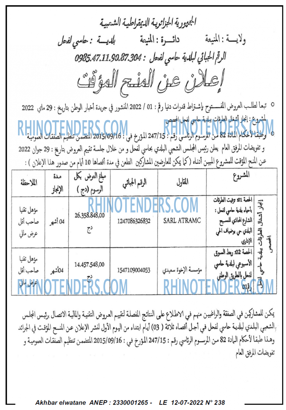 Akhbar Lwatan
