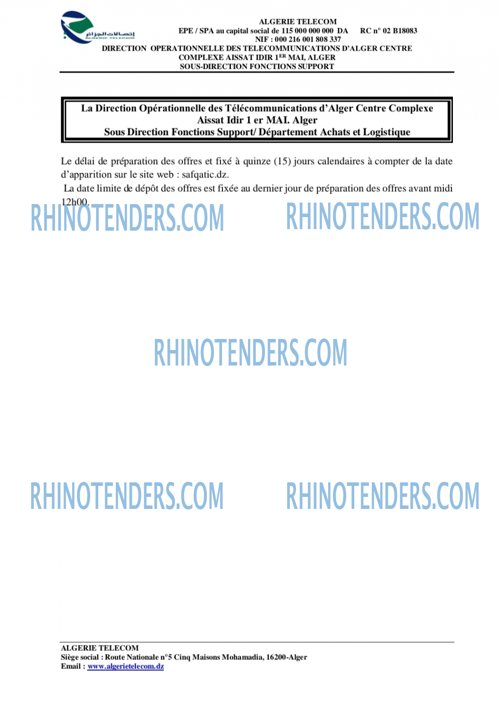 Rhinotenders