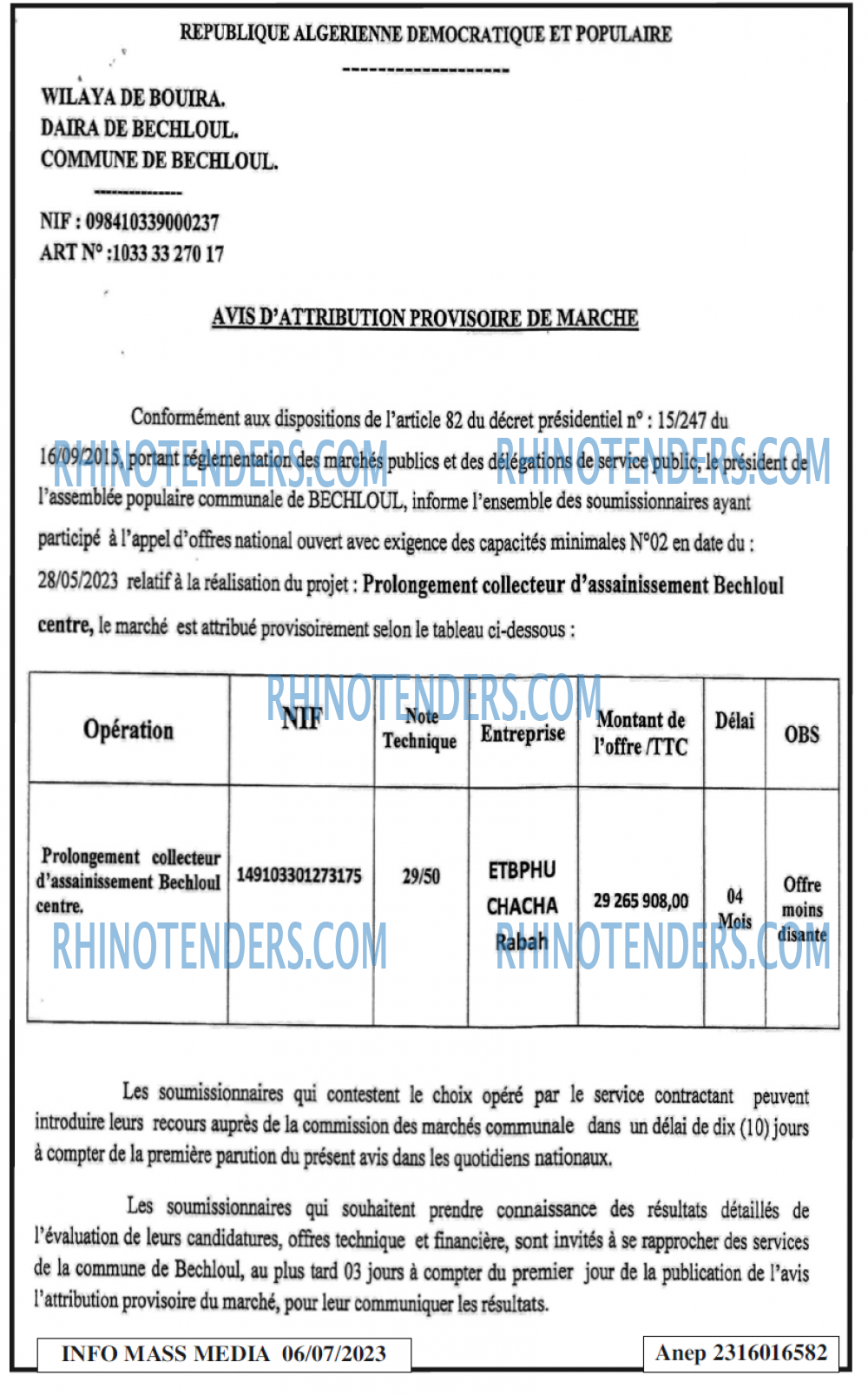 Infos Mass Media
