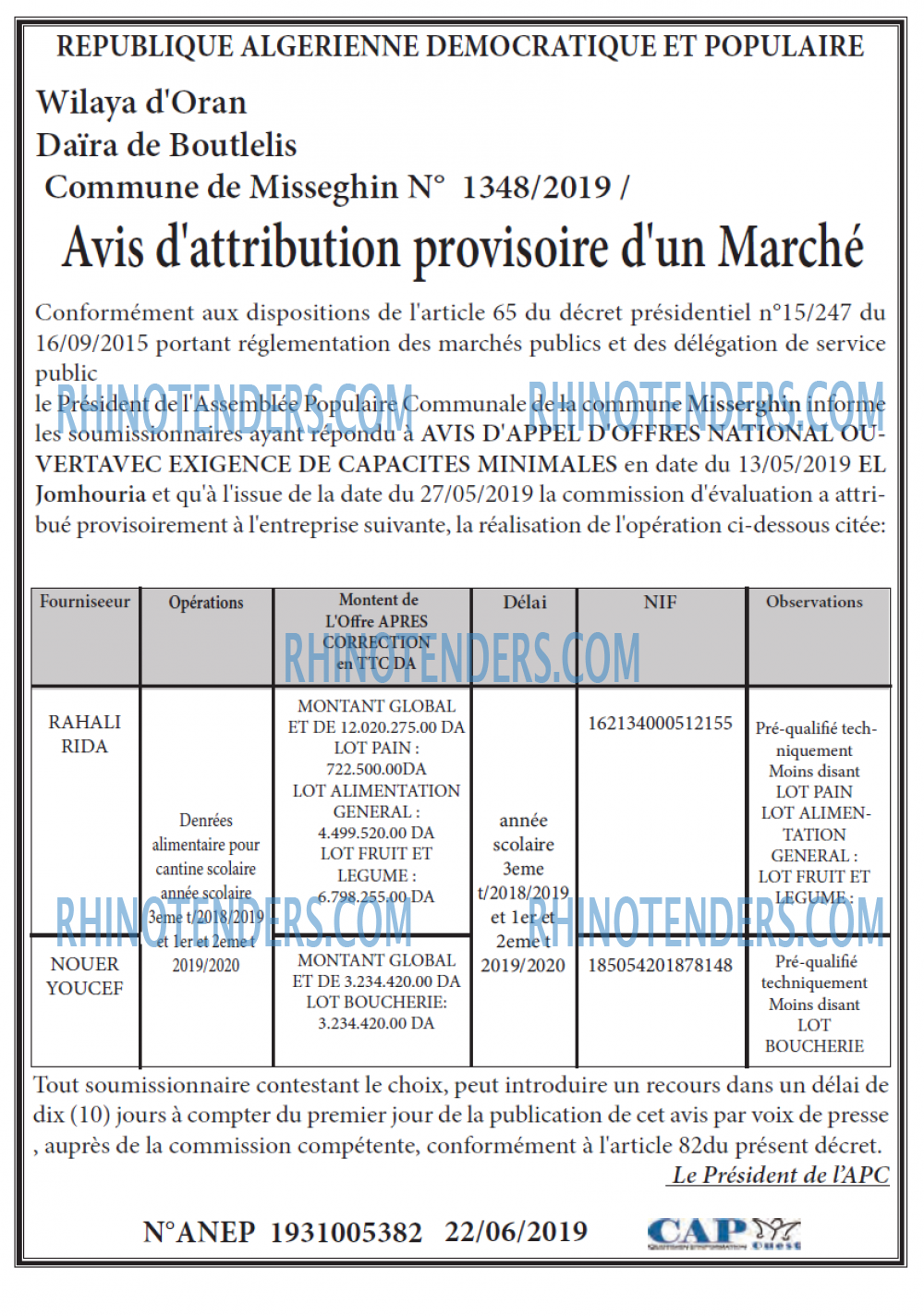 CAP OUEST