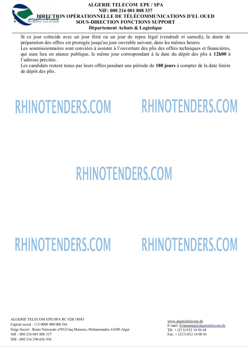 Rhinotenders