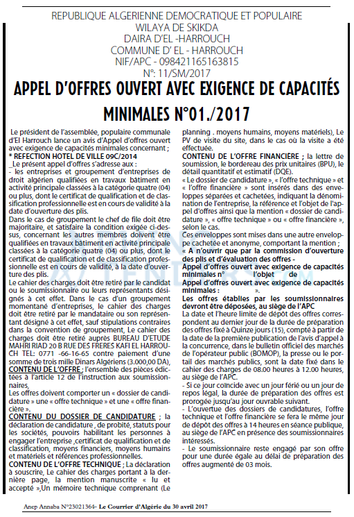 Le Courrier d'Algerie