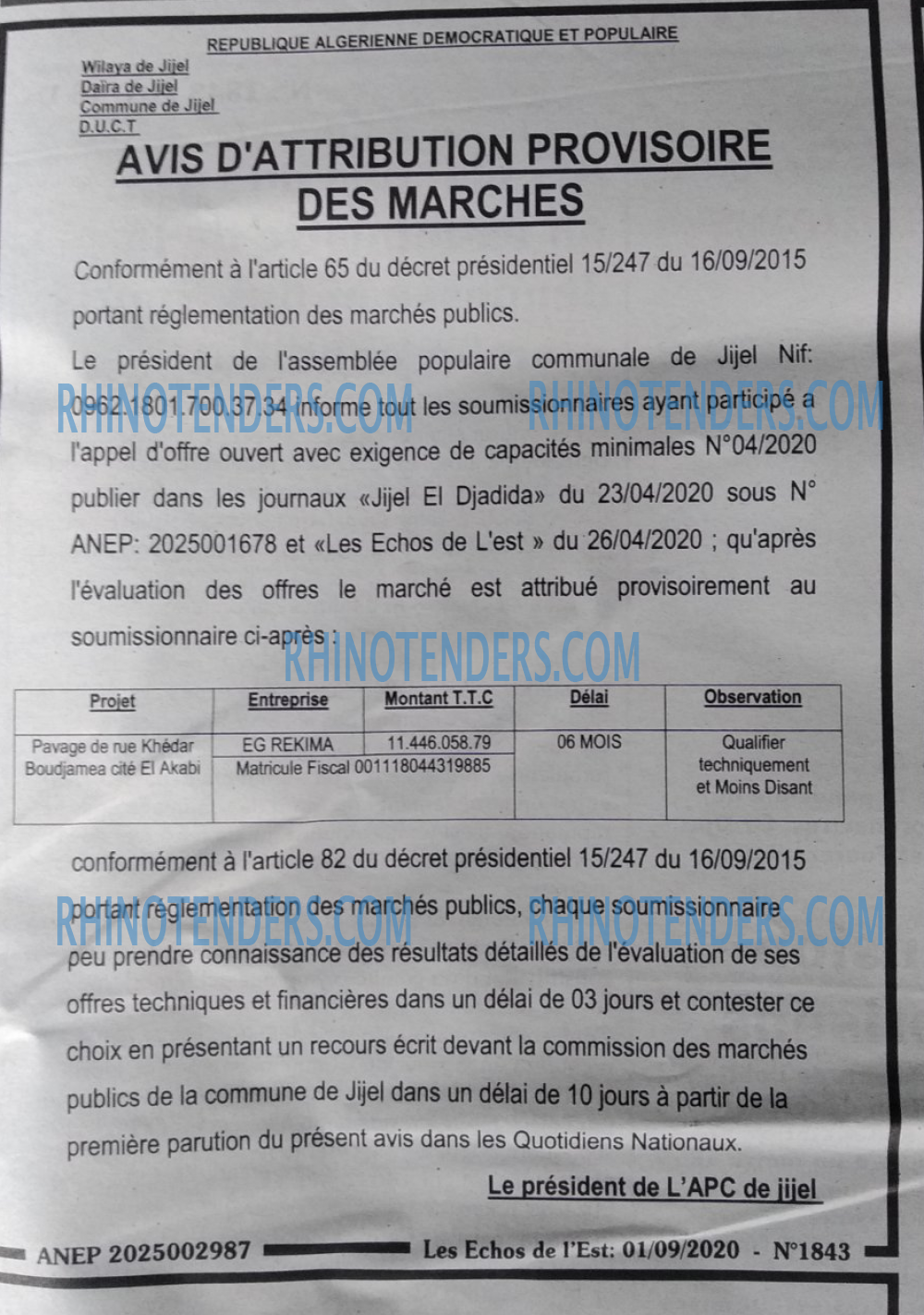 Les Echos de l'Est