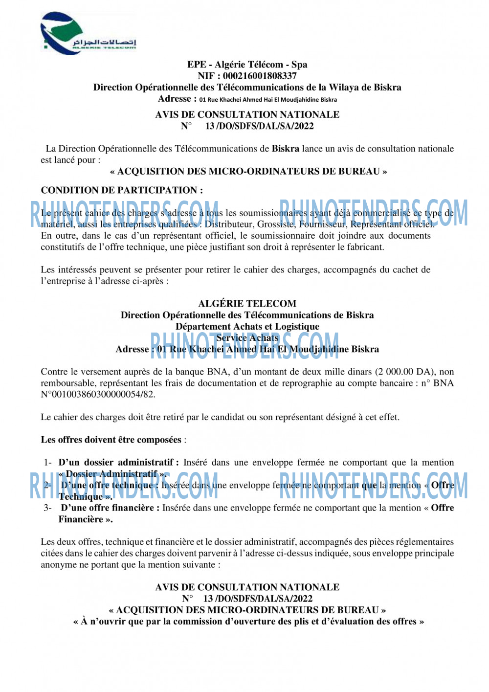 Algérie Télécom