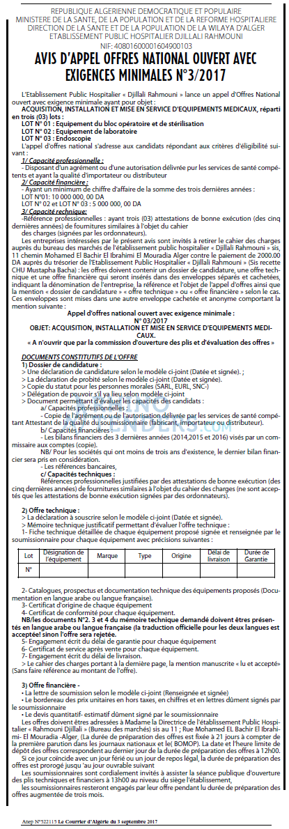Le Courrier d'Algerie