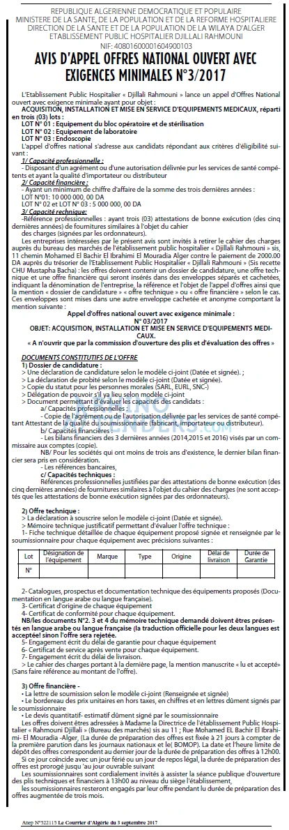 Le Courrier d'Algerie