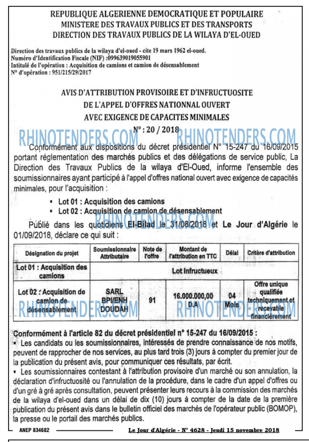 Le Jour d'Algérie