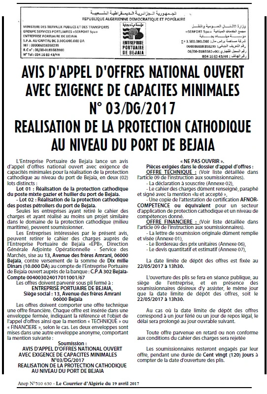 Le Courrier d'Algerie