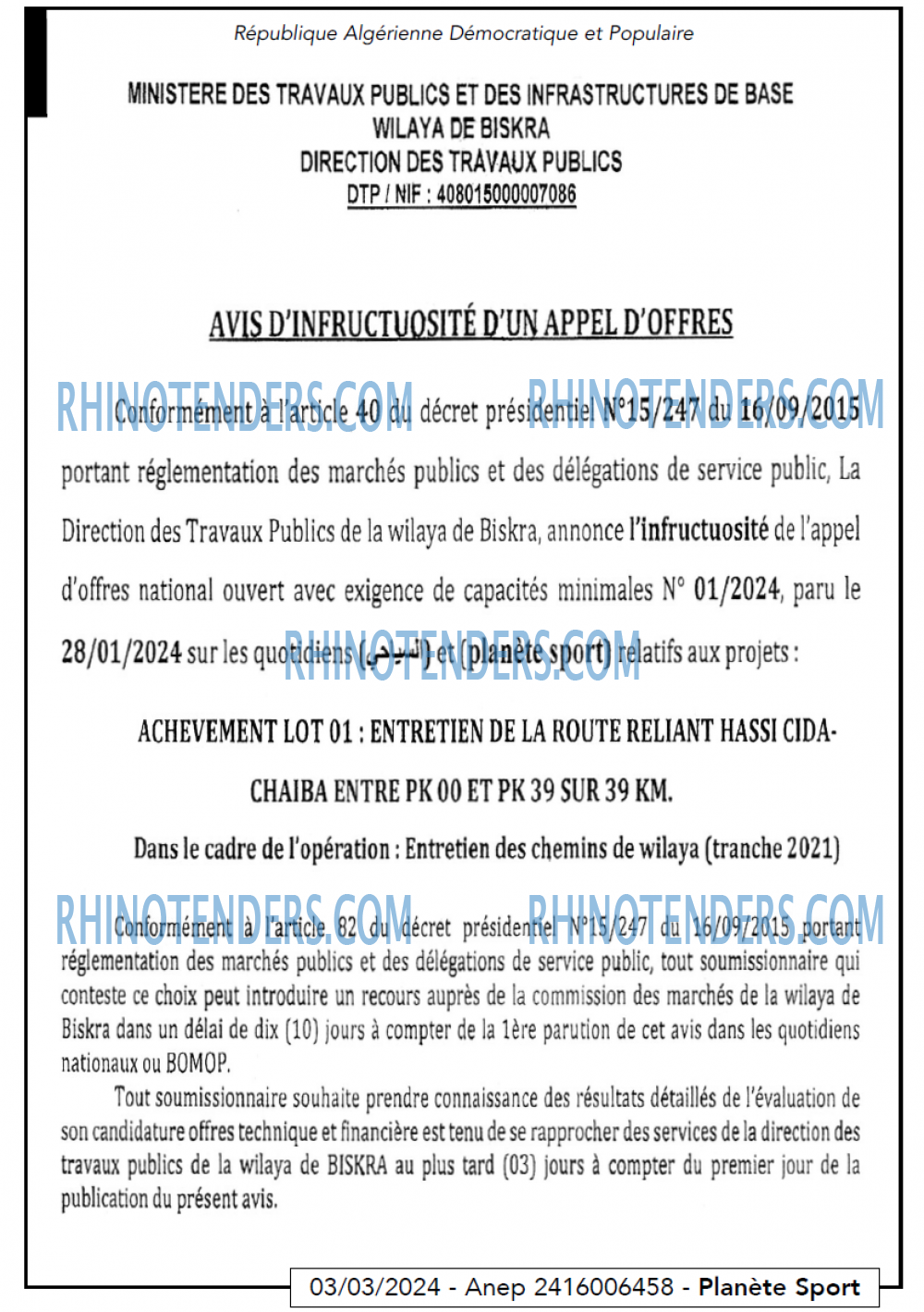 PLANETE SPORT