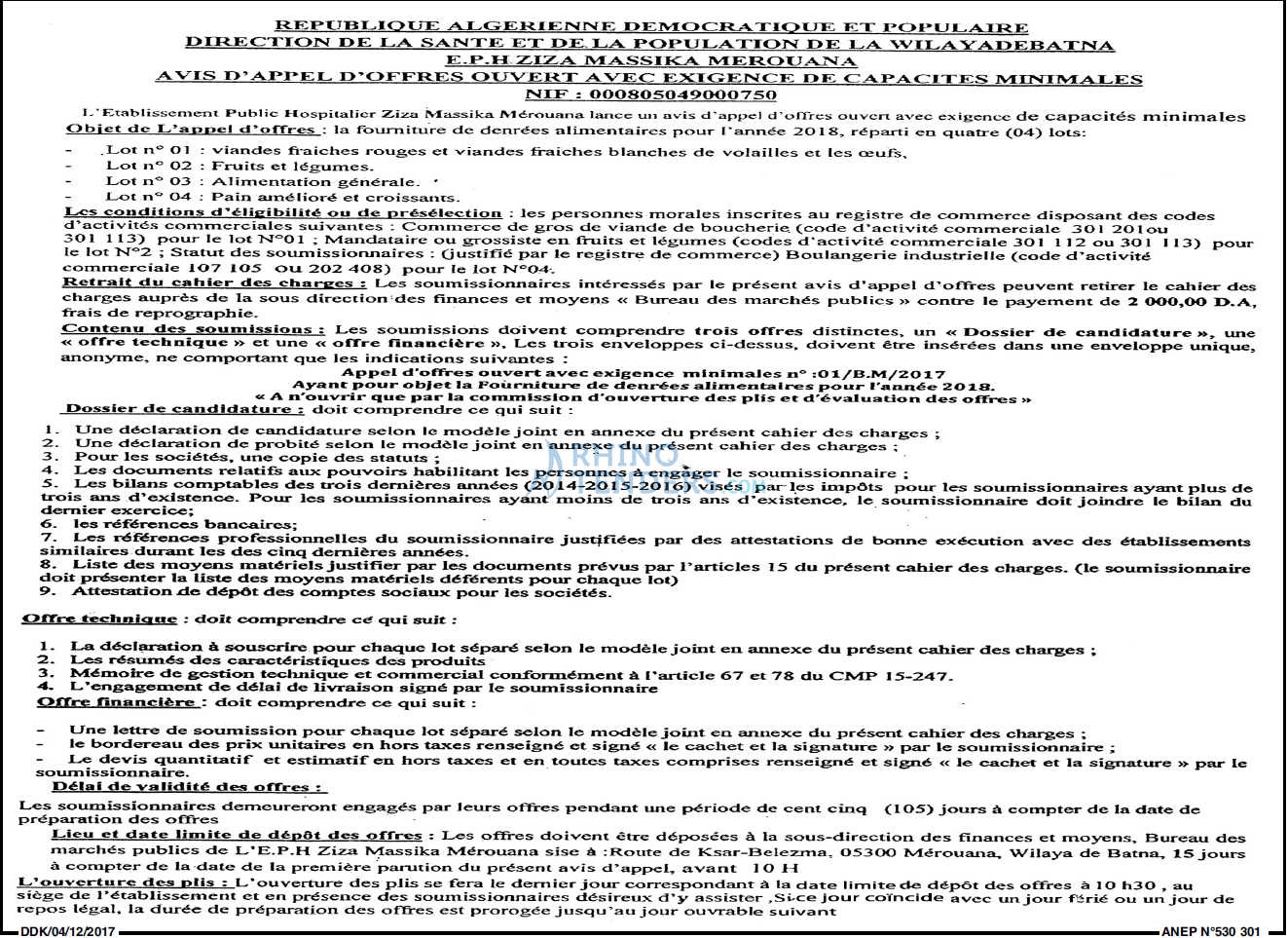 LA DEPECHE DE KABYLIE