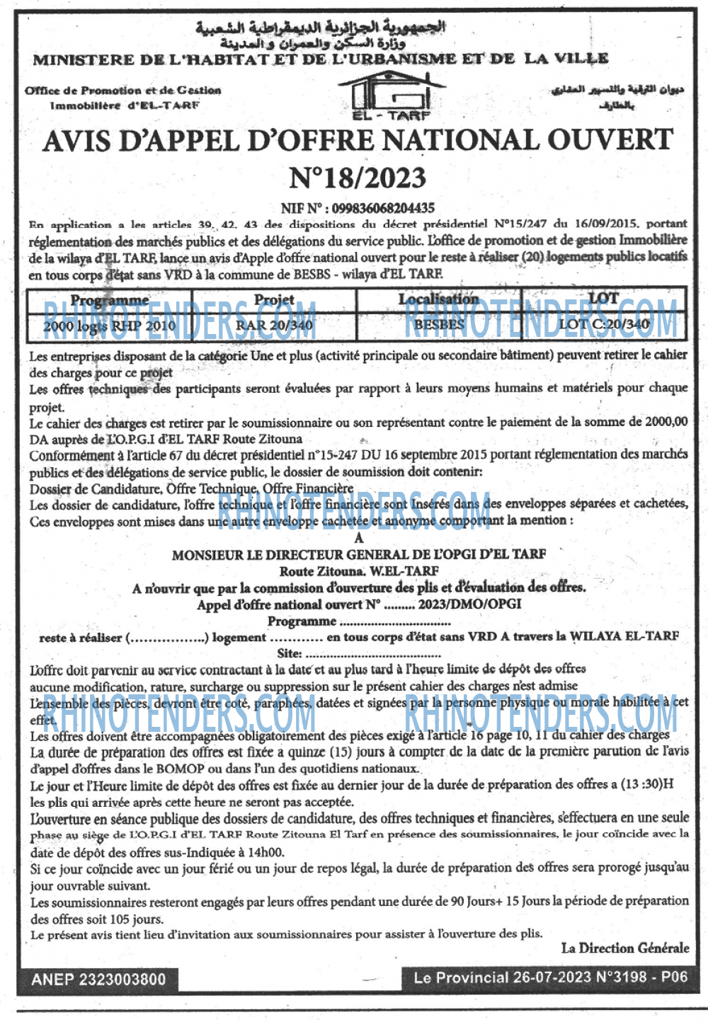 LE PROVINCIAL