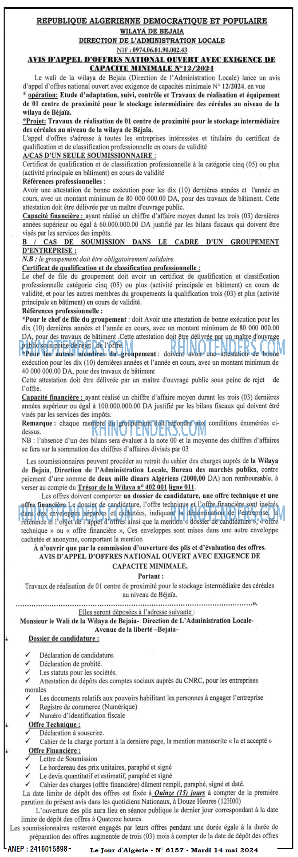 Le Jour d'Algérie