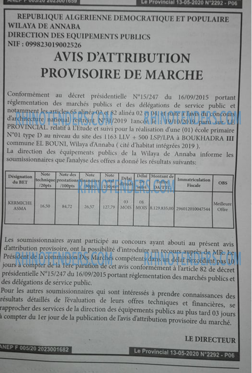 LE PROVINCIAL