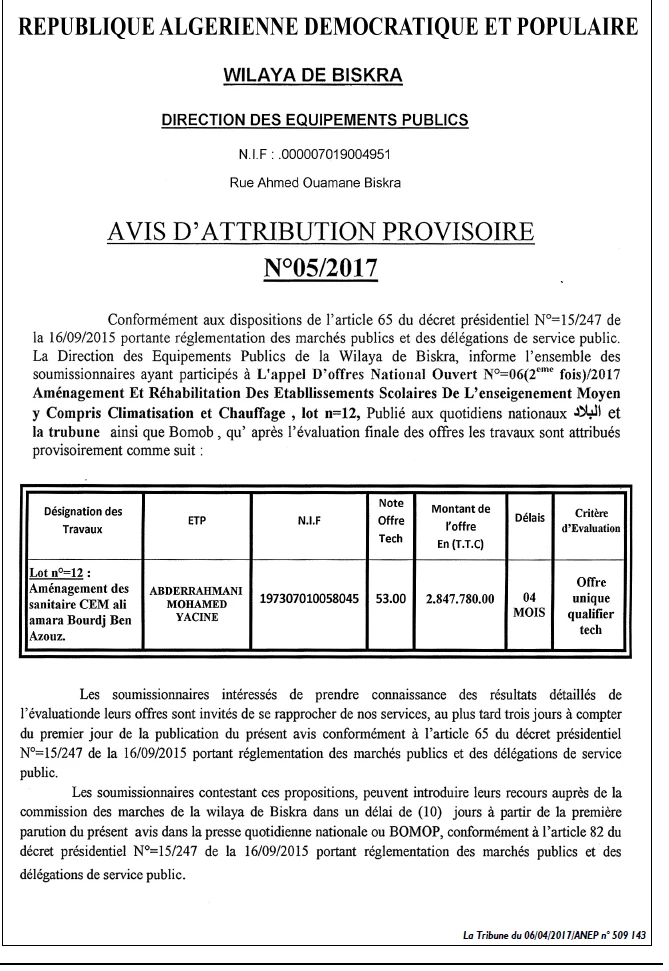 La Tribune