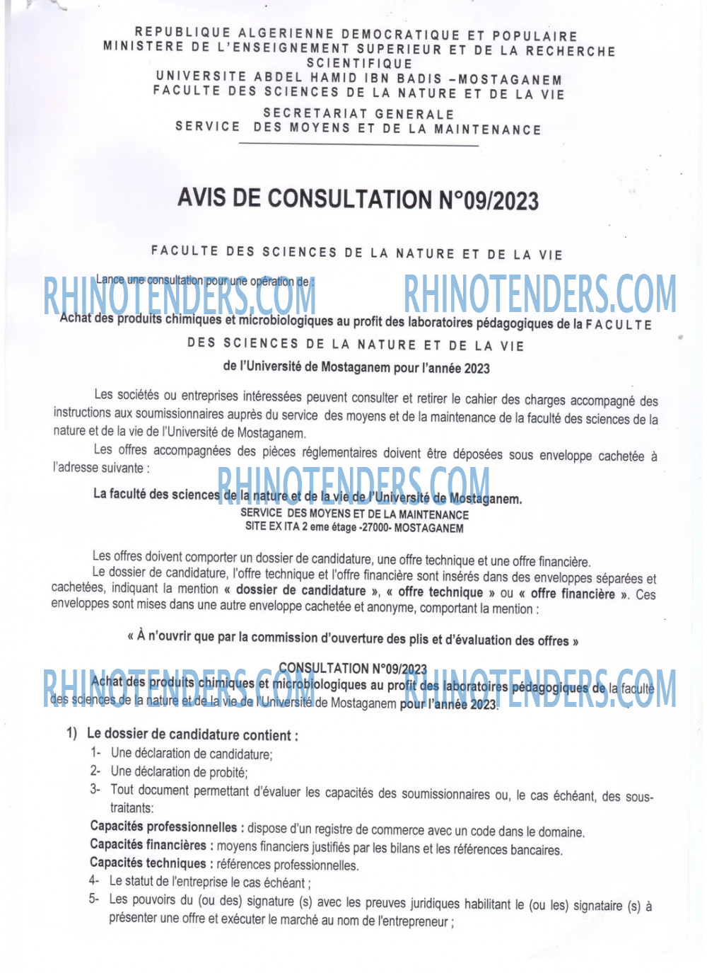 Rhinotenders