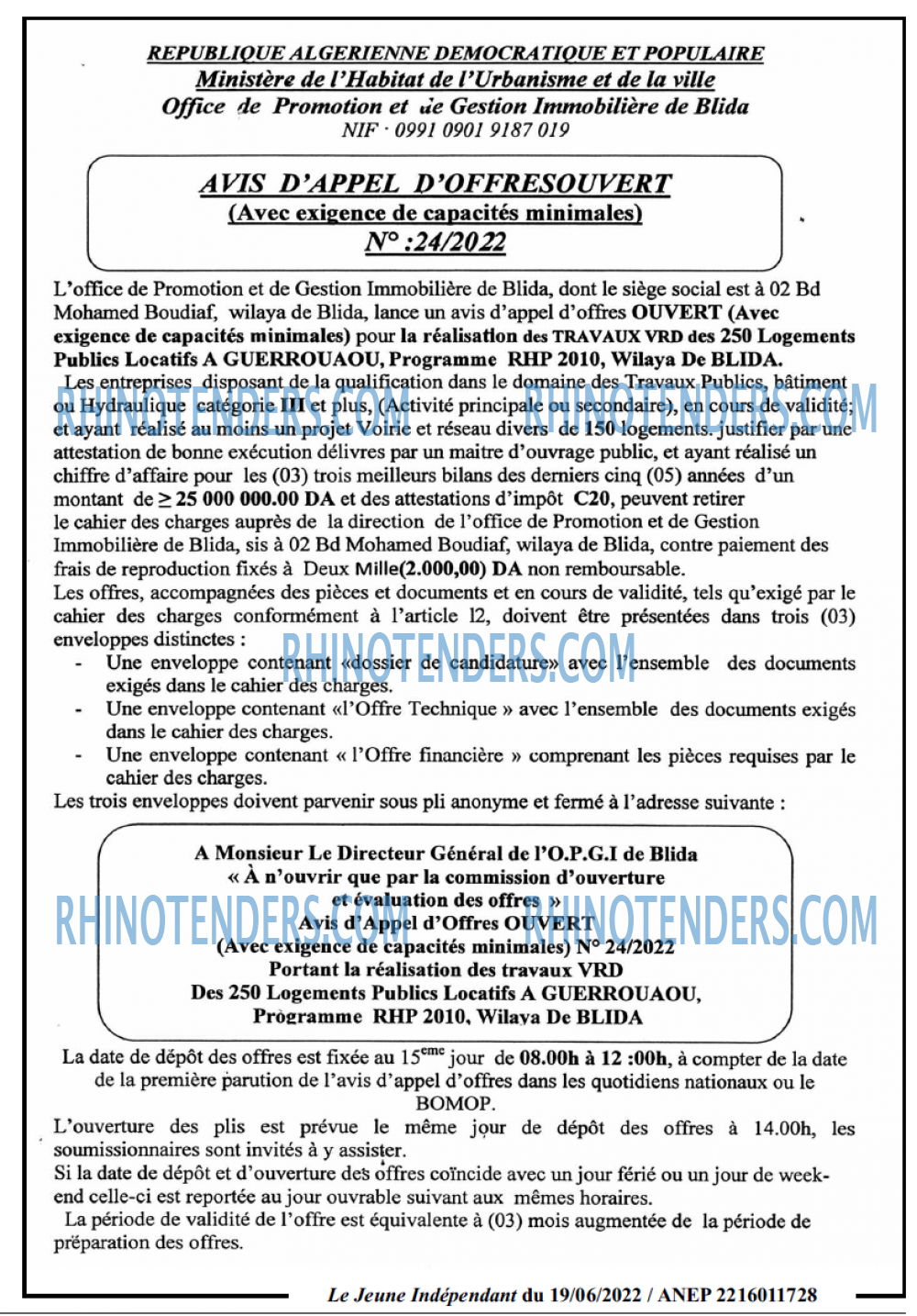 Jeune Independant