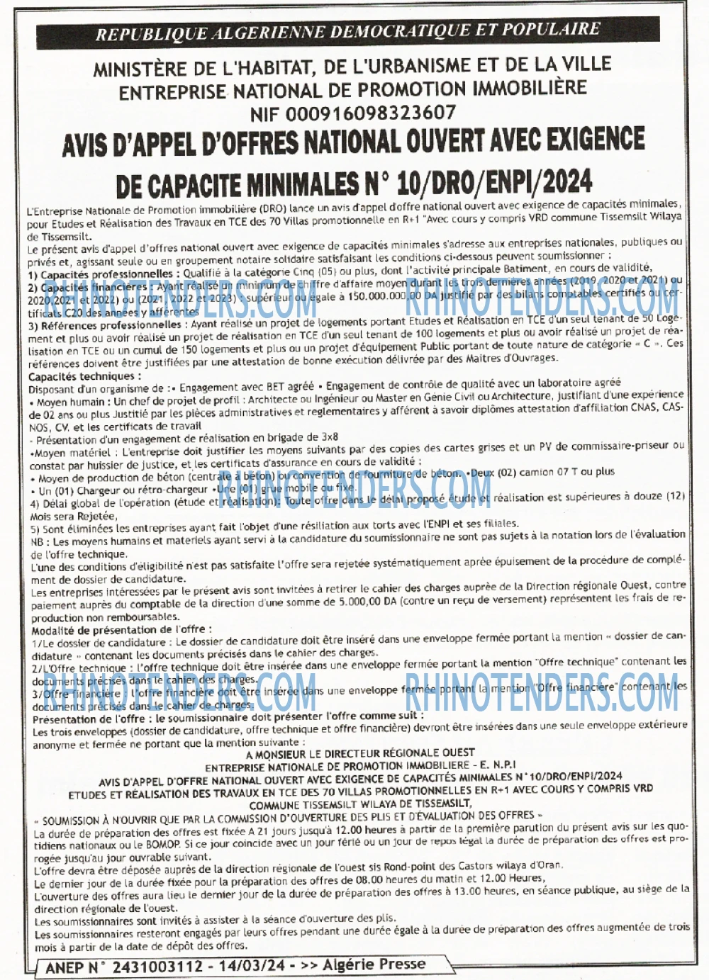 ALGERIE PRESSE