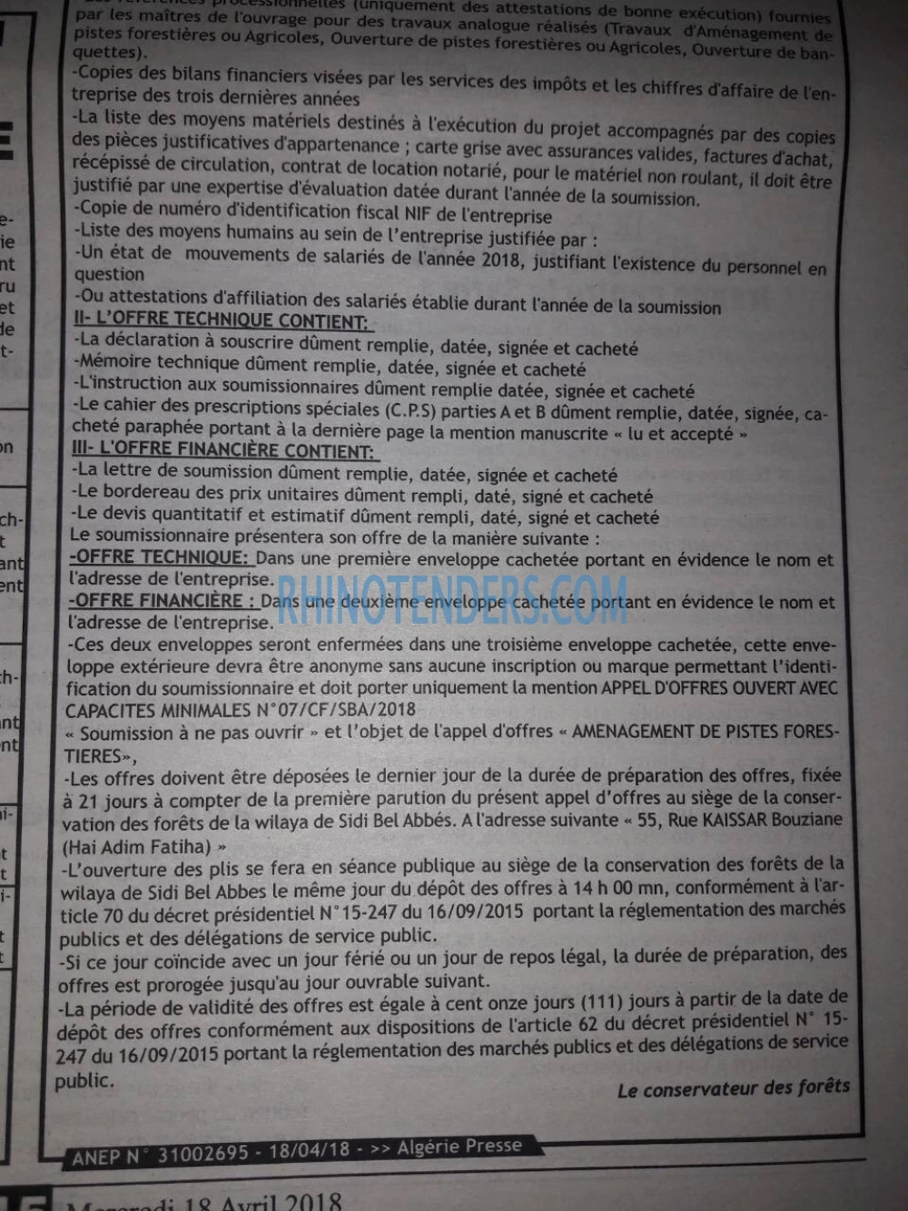 ALGERIE PRESSE