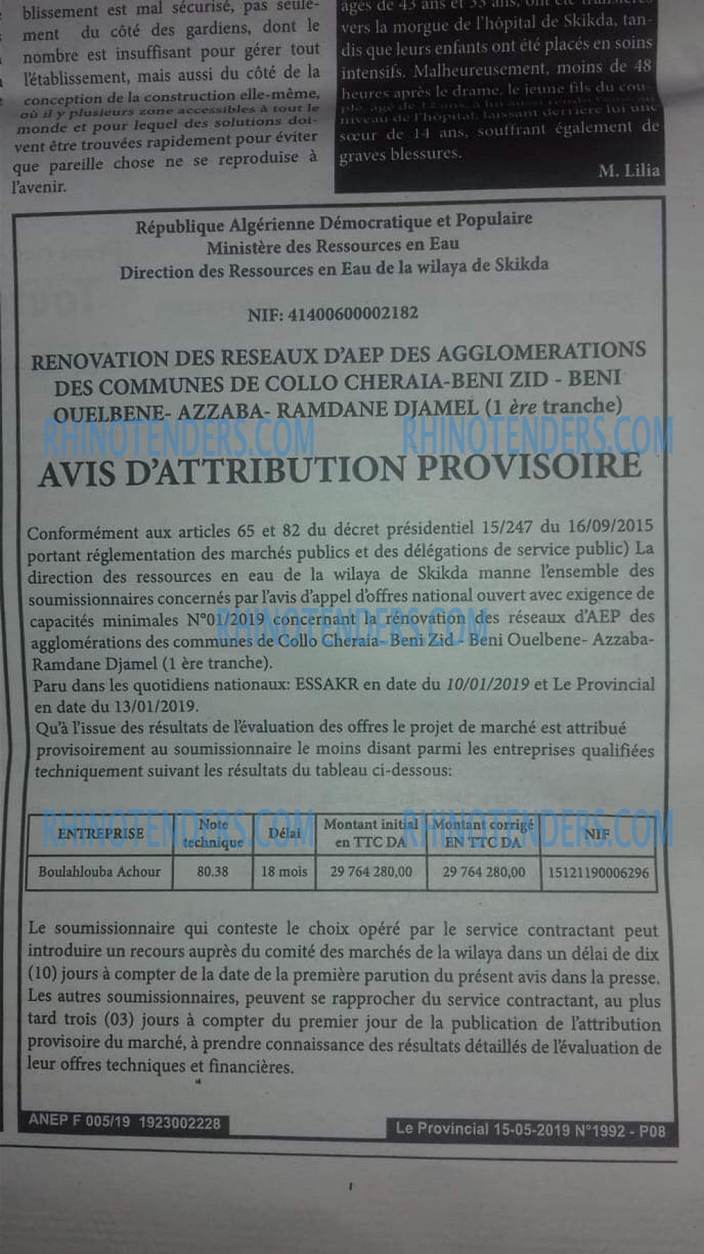 LE PROVINCIAL