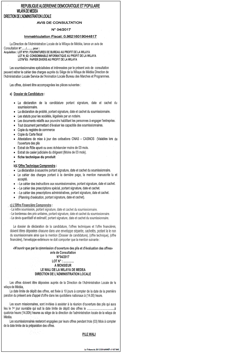 La Tribune