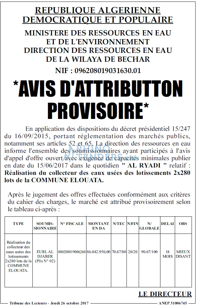 TRIBUNE DES LECTEURS