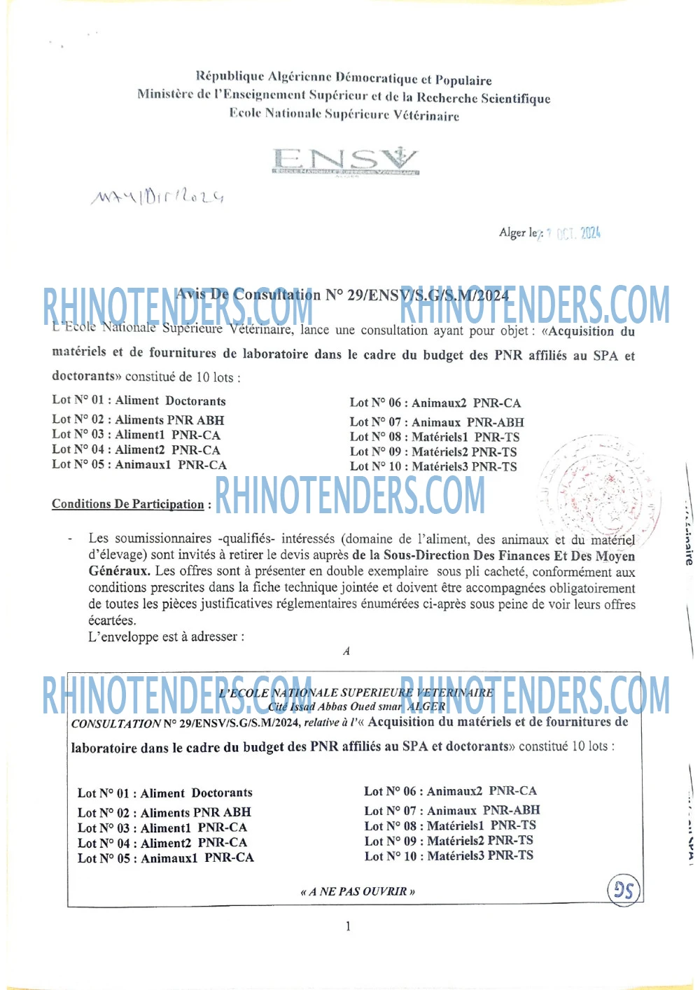 Rhinotenders