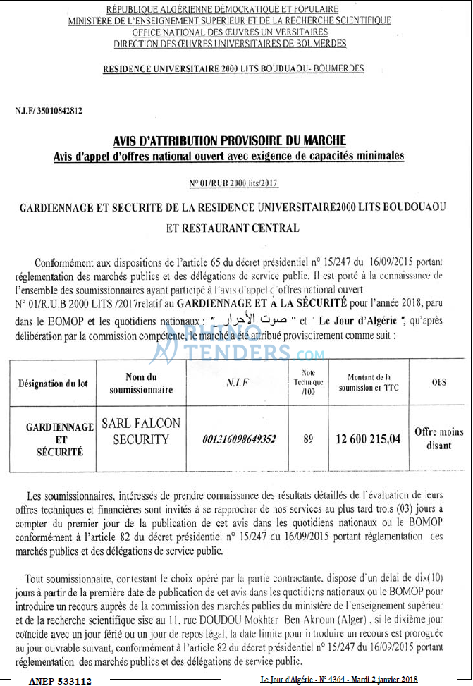 Le Jour d'Algérie