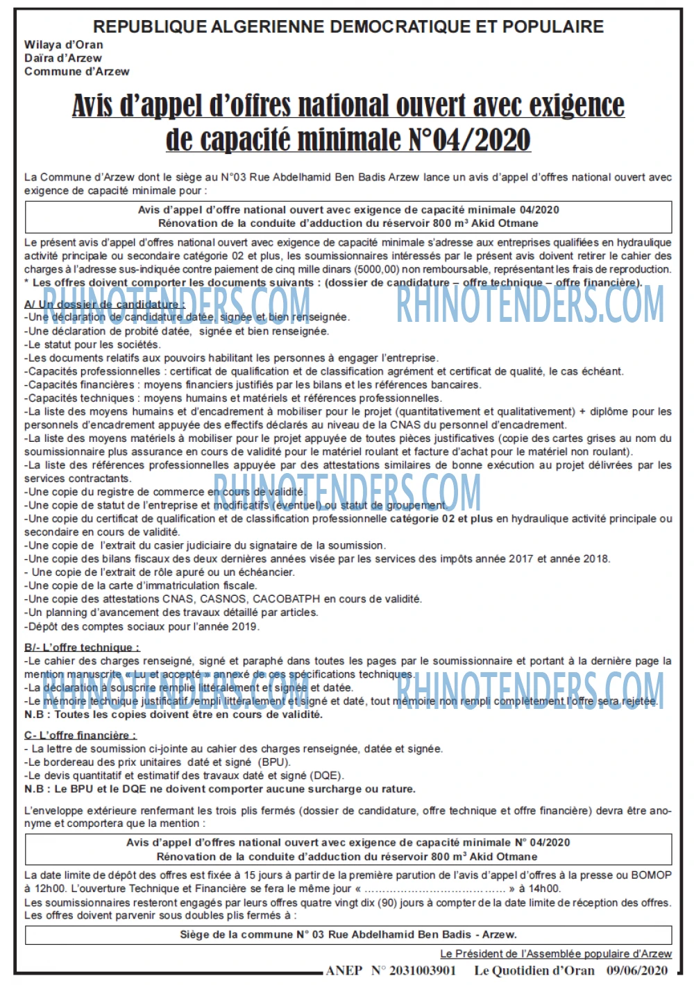 Le Quotidien d'Oran