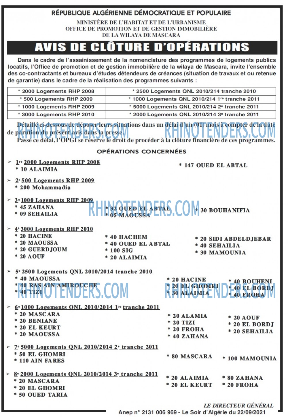 LE SOIR D'ALGERIE