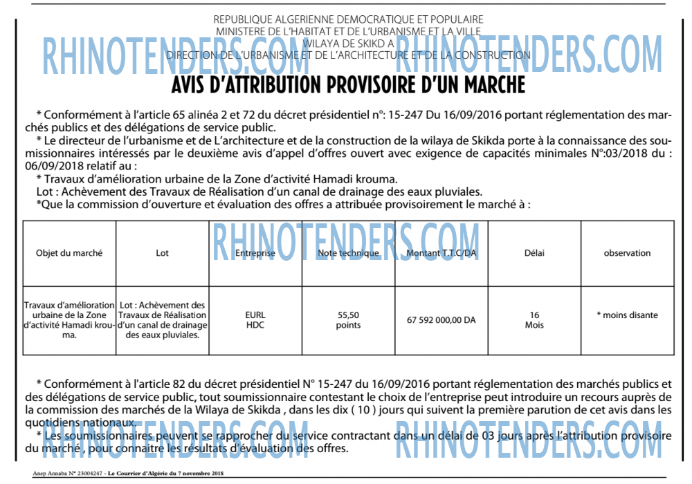 Le Courrier d'Algerie