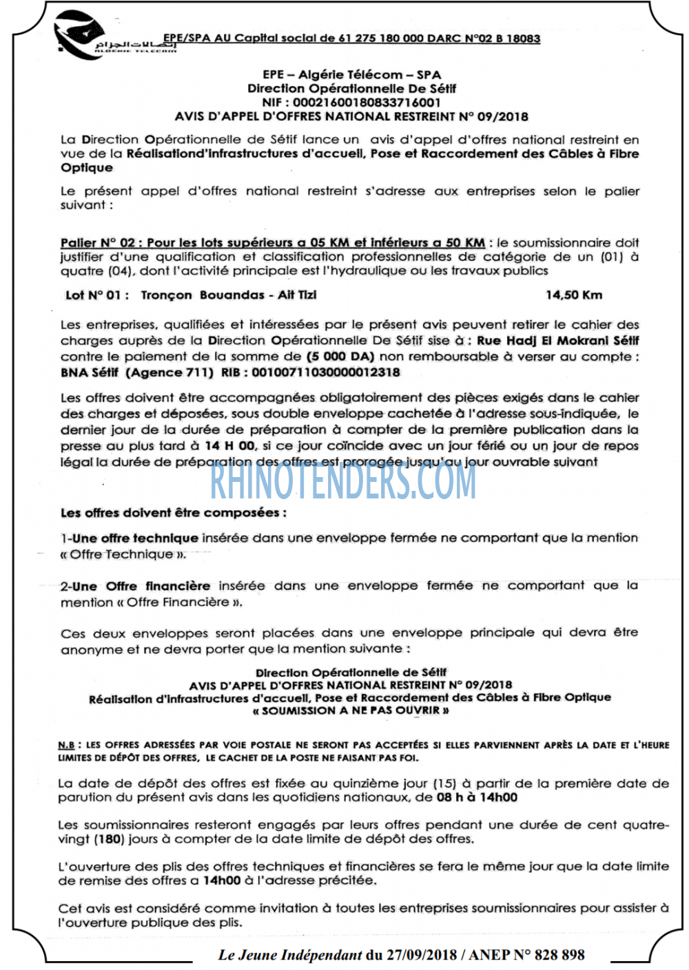 Jeune Independant