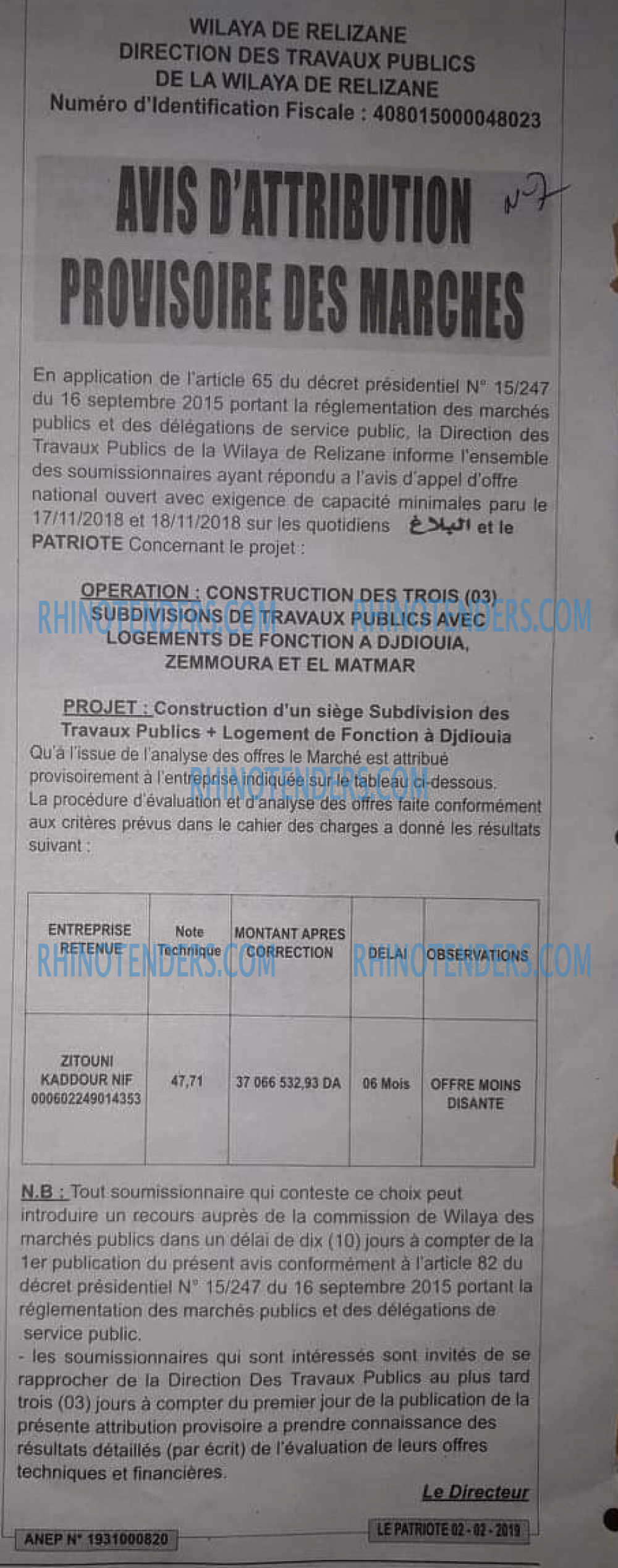 LE PATRIOTE