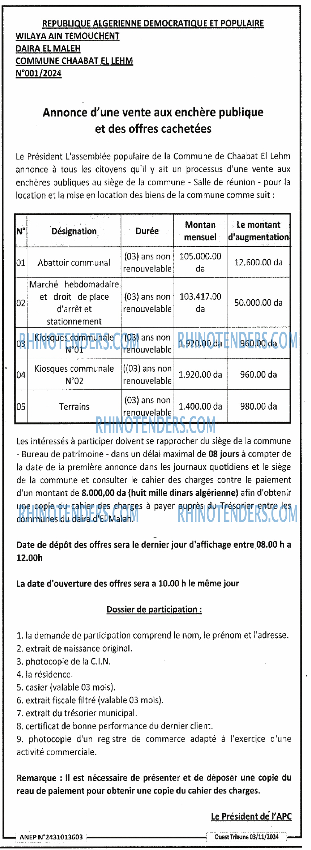 ouest TRIBUNE