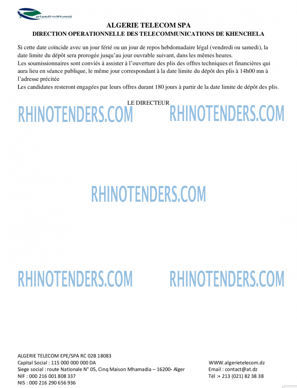 Rhinotenders