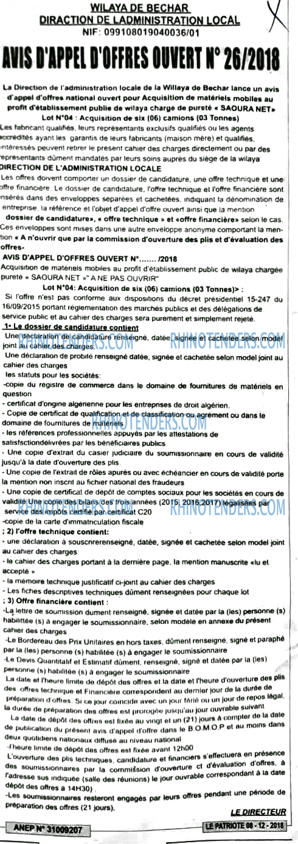 LE PATRIOTE