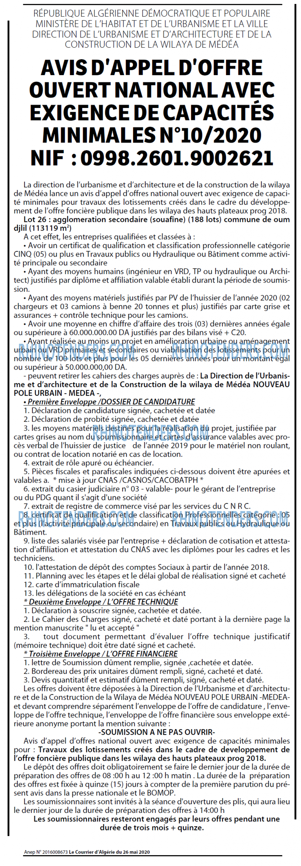 Le Courrier d'Algerie