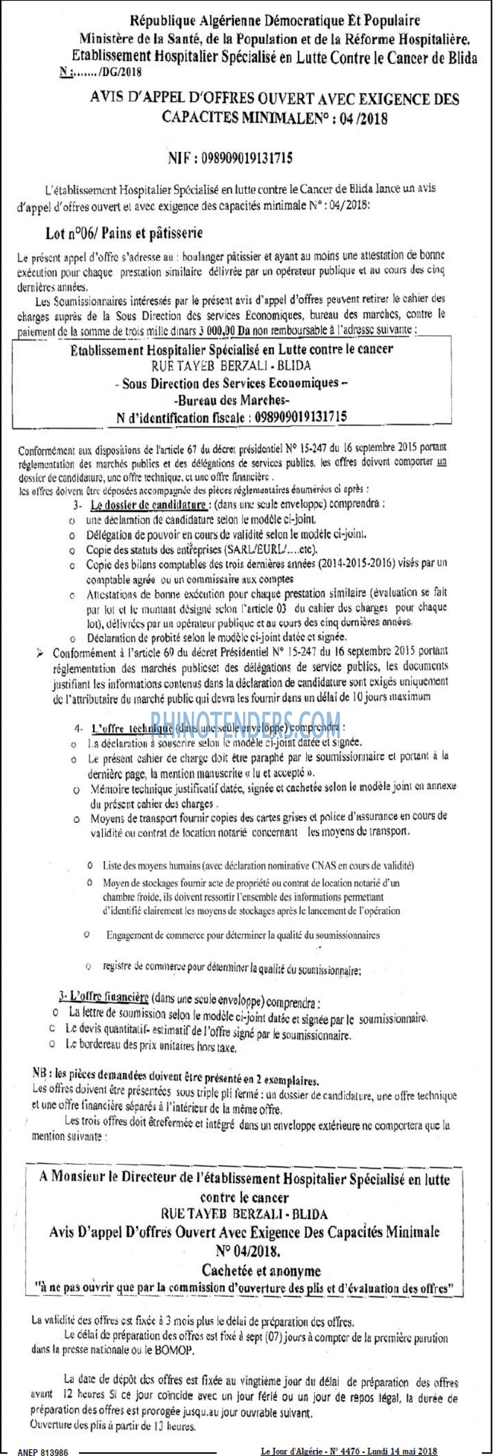 Le Jour d'Algérie