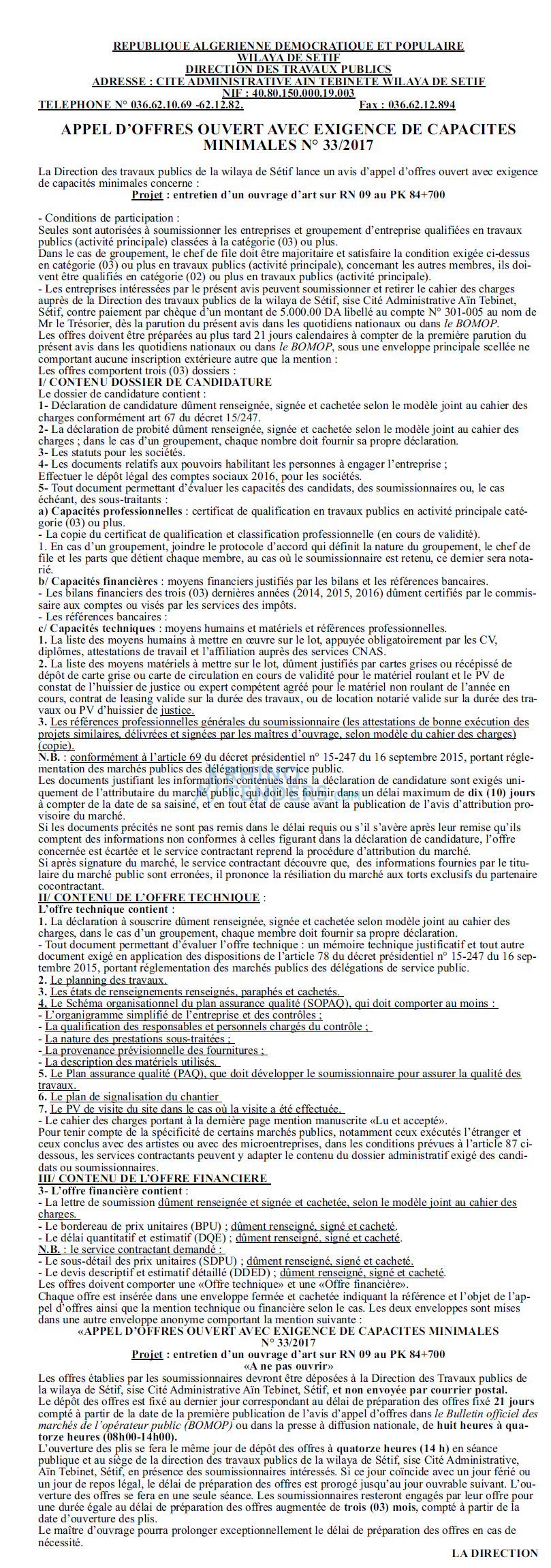 Le jeune indépendant