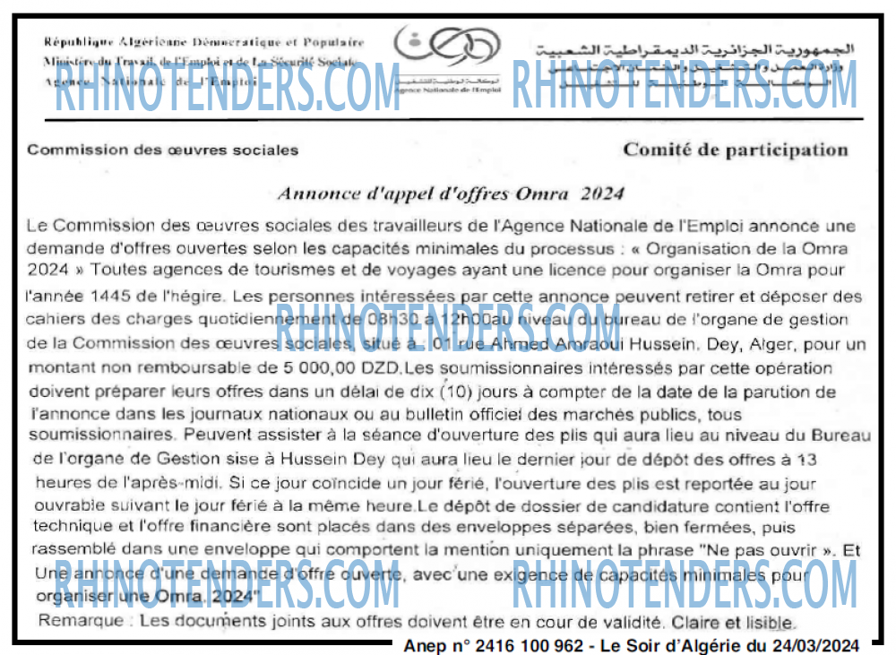 LE SOIR D'ALGERIE