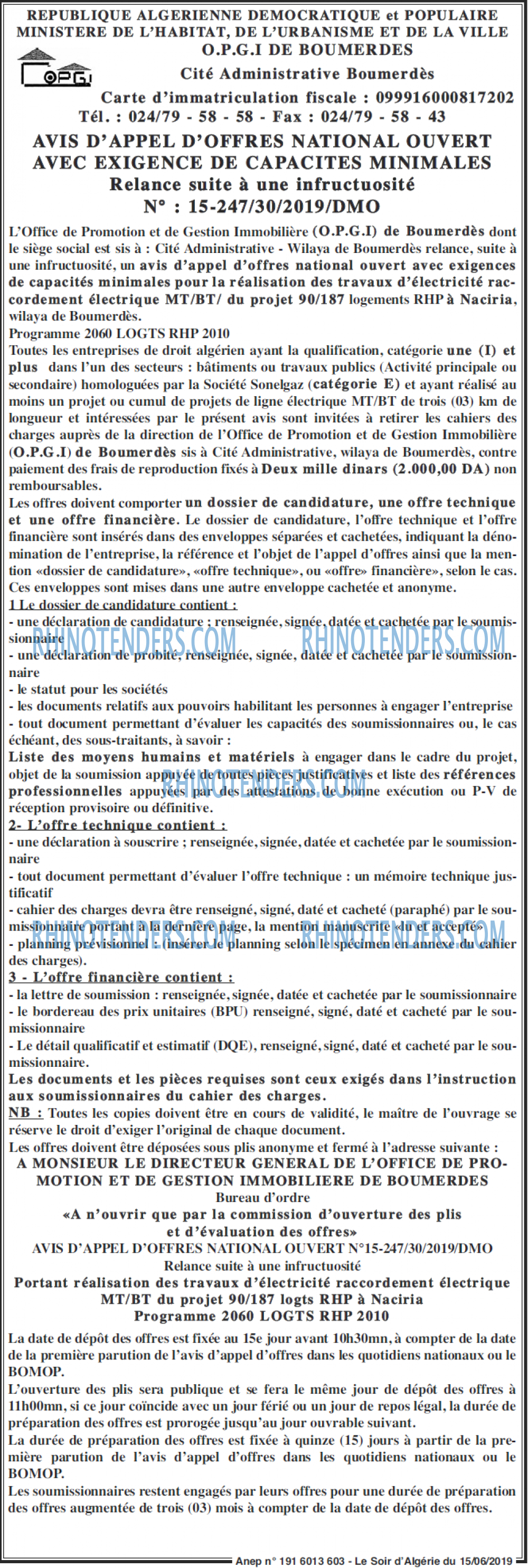LE SOIR D'ALGERIE