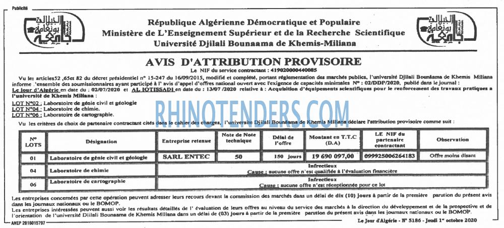 Le Jour d'Algérie