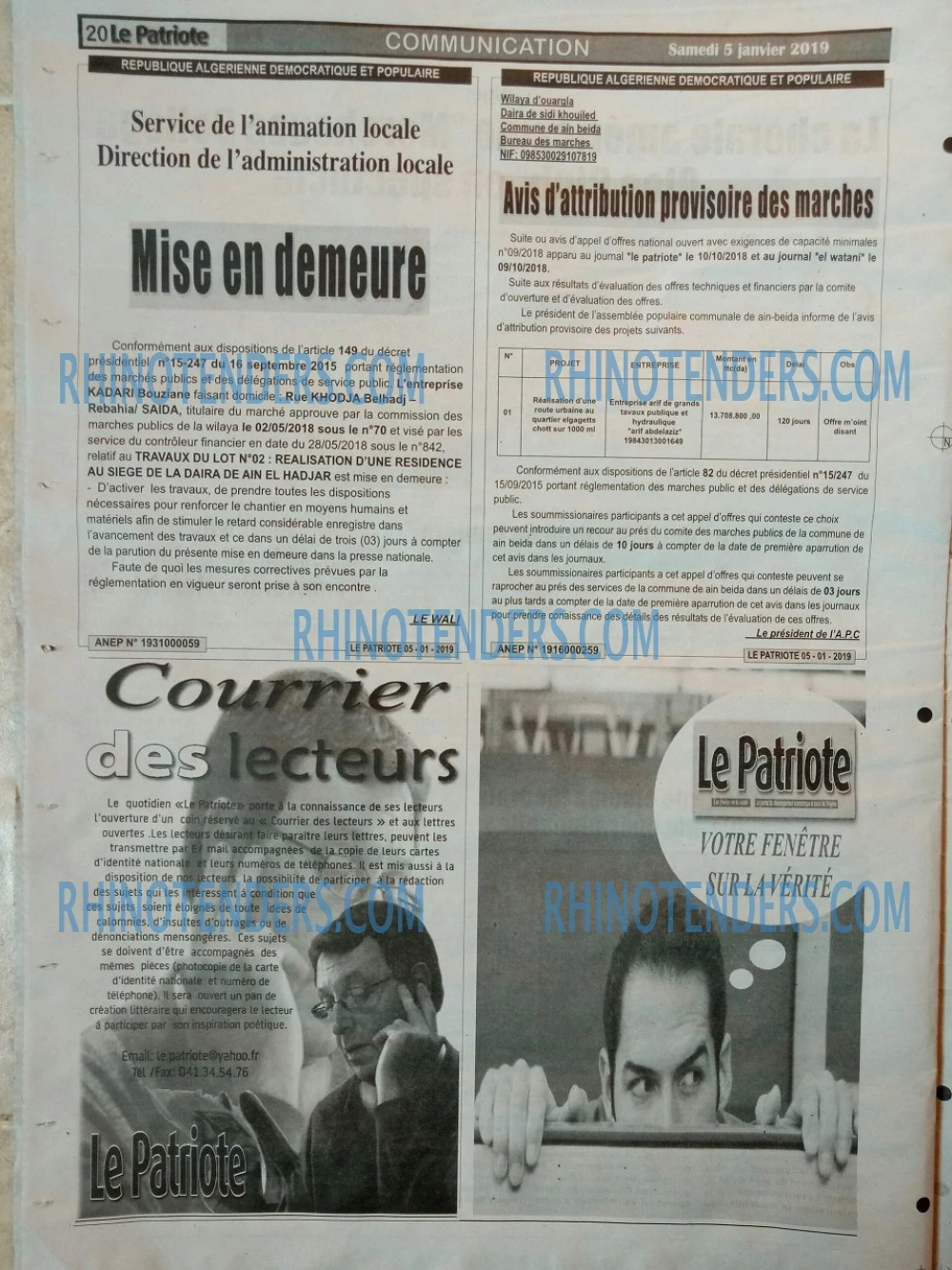 LE PATRIOTE