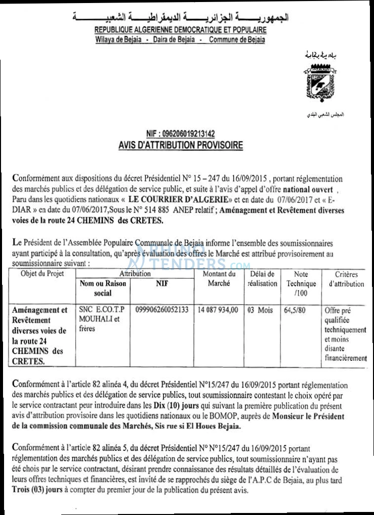 Le Courrier d'Algerie