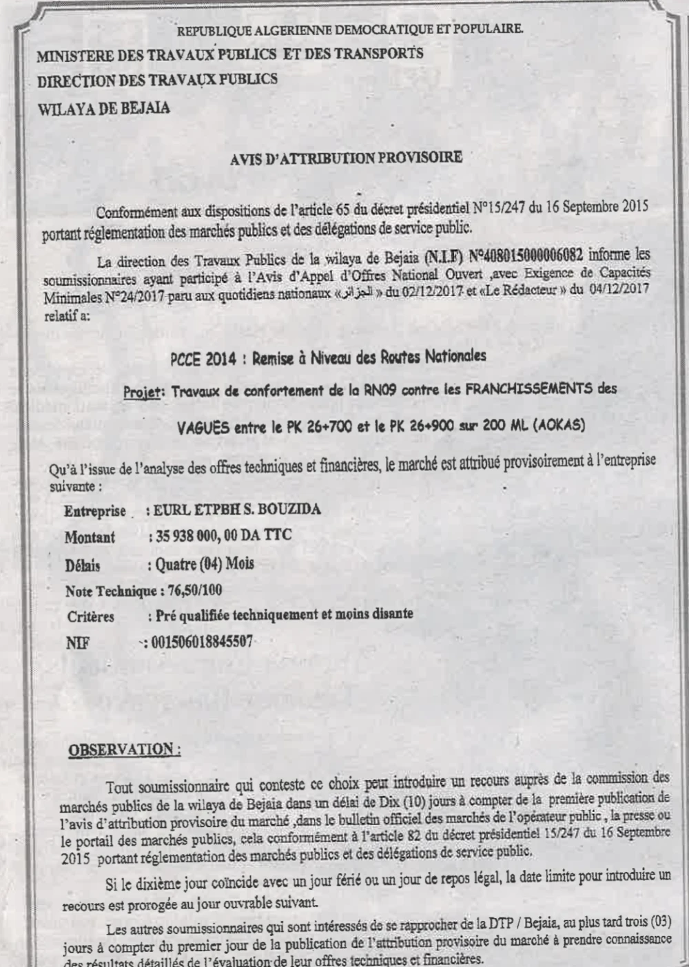 LE REDACTEUR