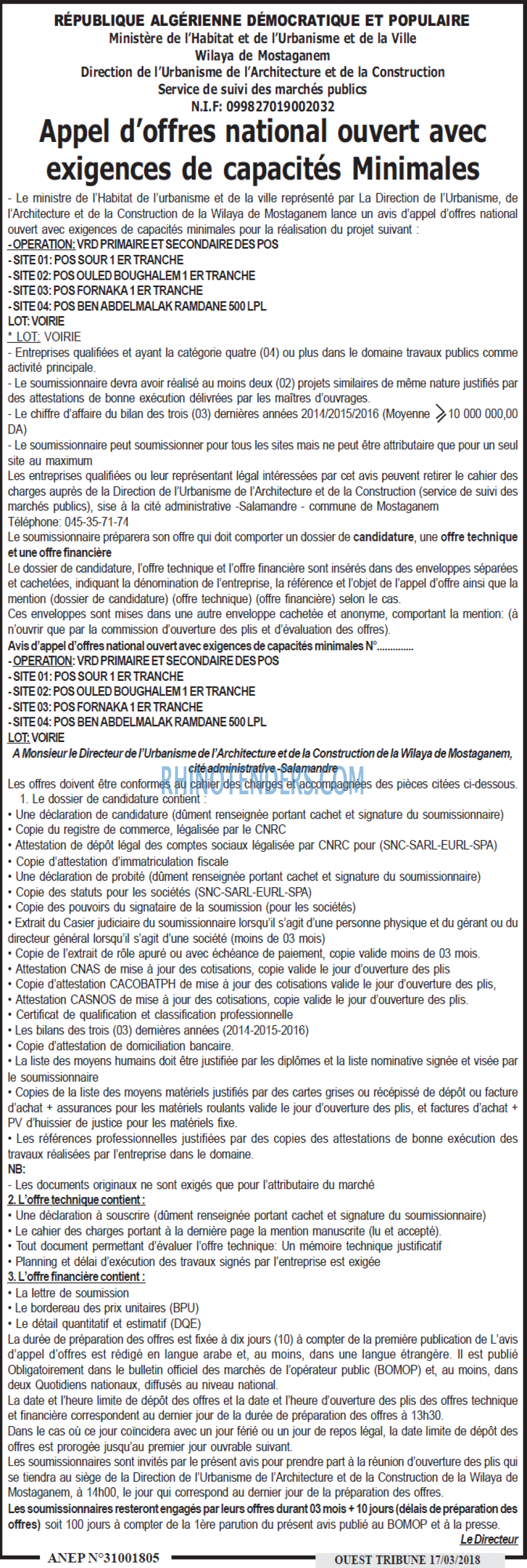 ouest TRIBUNE
